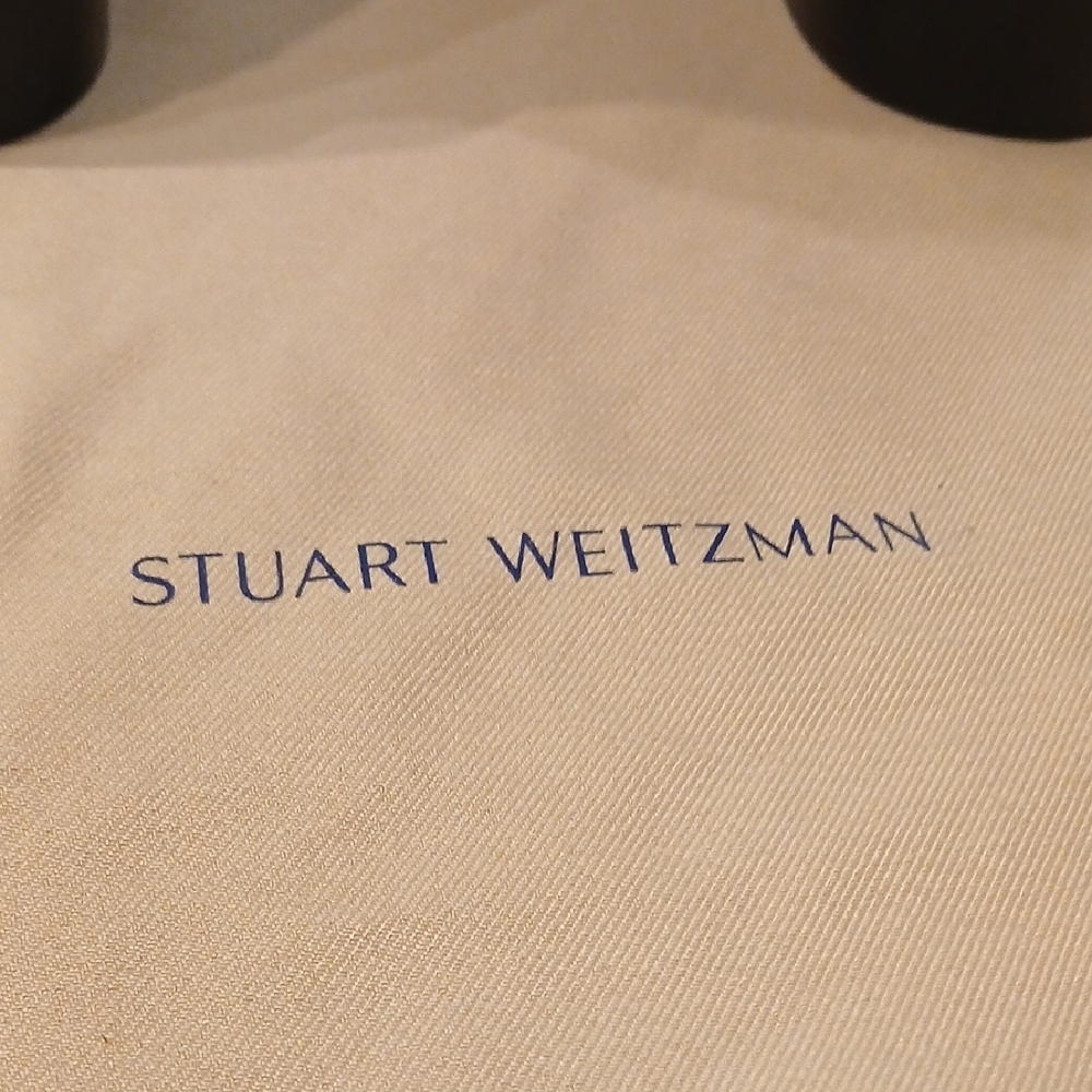 Stuart Weitzman Black Leather Knee-High Boots - Picture 6 of 8